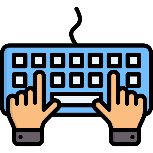 Typing - Free communications icons