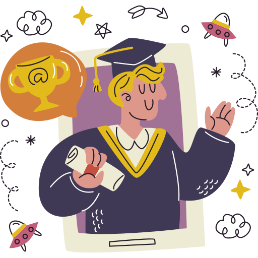 graduación gratis sticker