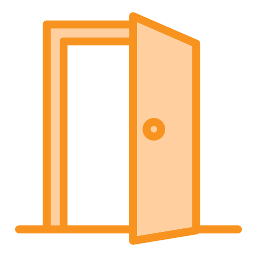 Open door - Free furniture and household icons