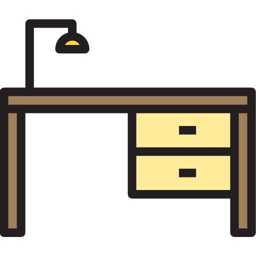 Desk - free icon