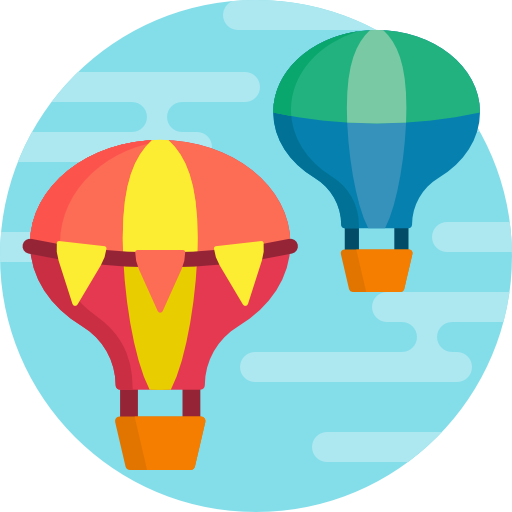 balão de ar quente grátis ícone