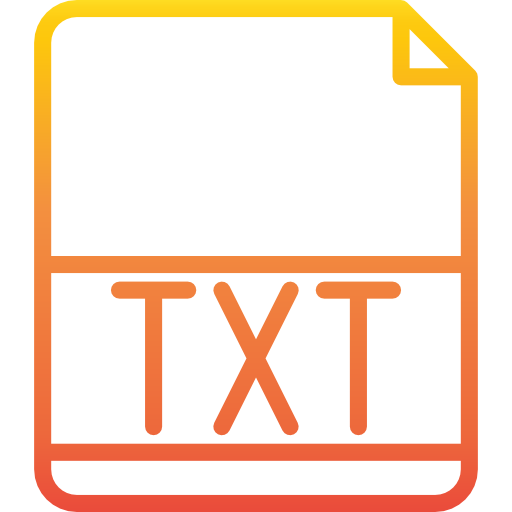 txt icono gratis