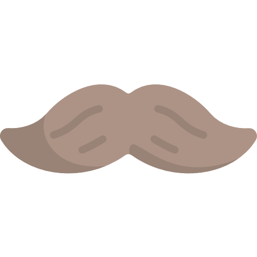 bigotes icono gratis