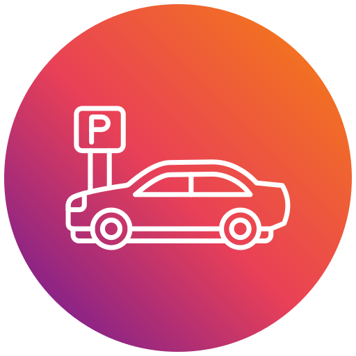 aparcamiento de coches icono gratis