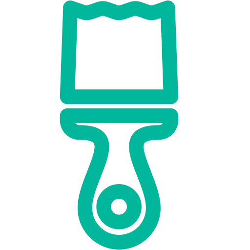 cepillo de pintura icono gratis