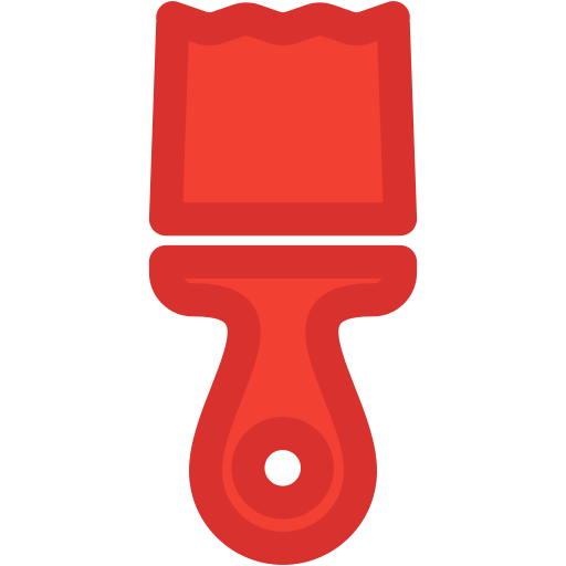 cepillo de pintura icono gratis