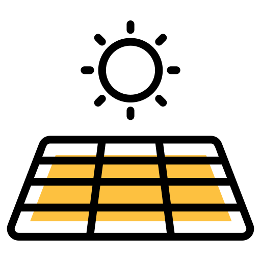 panneau solaire Icône gratuit