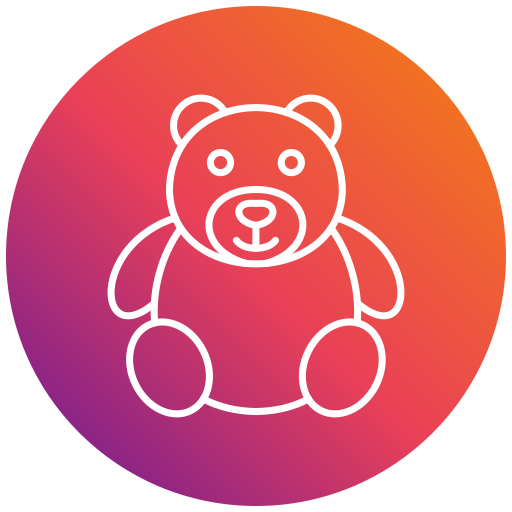 oso de peluche icono gratis