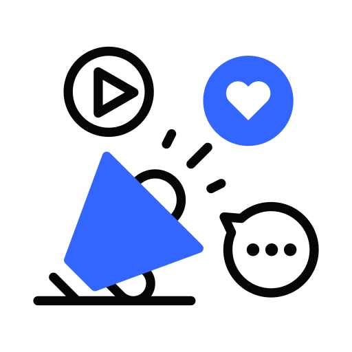 Кампания бесплатно иконка