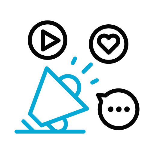 Кампания бесплатно иконка