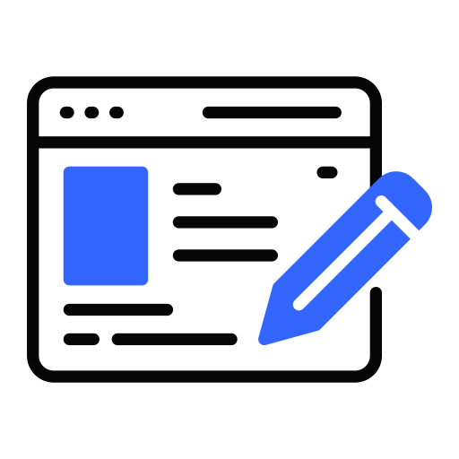 redacción de contenido icono gratis