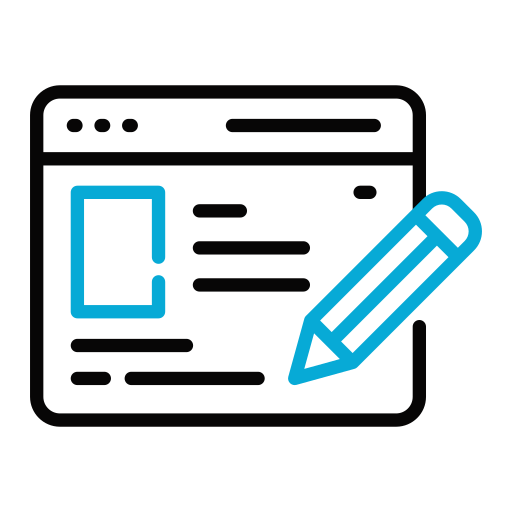 redacción de contenido icono gratis