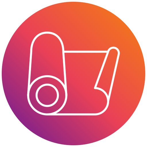 estera de yoga icono gratis