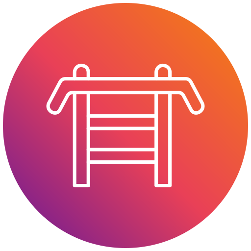 barras de gimnasio icono gratis