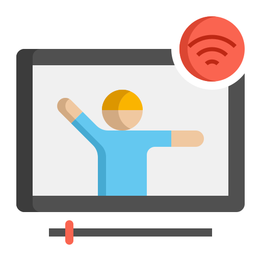 actividad en línea icono gratis