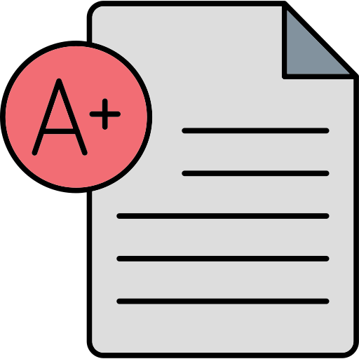 resultados de la prueba icono gratis