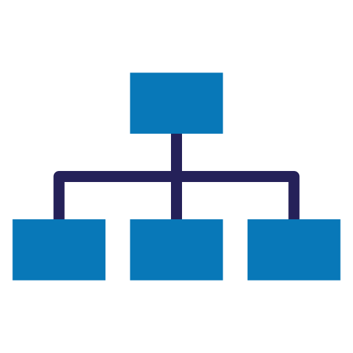 diagrama de flujo icono gratis