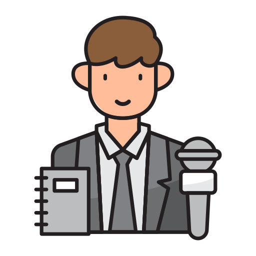 jornalista grátis ícone