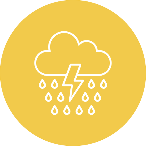 Thunderstorm free icon Thunderstorm free icon
