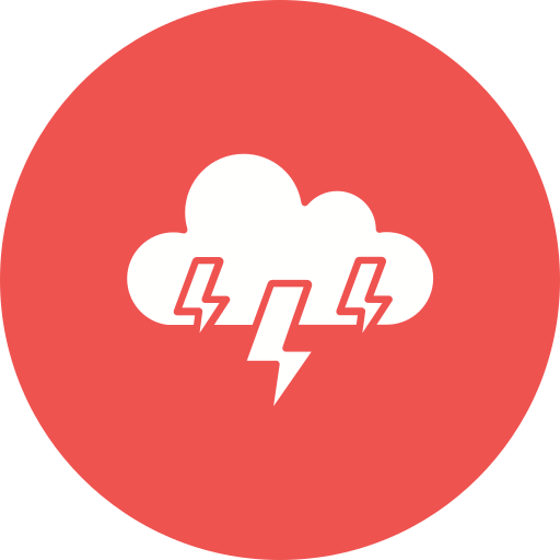 Thunderbolt free icon