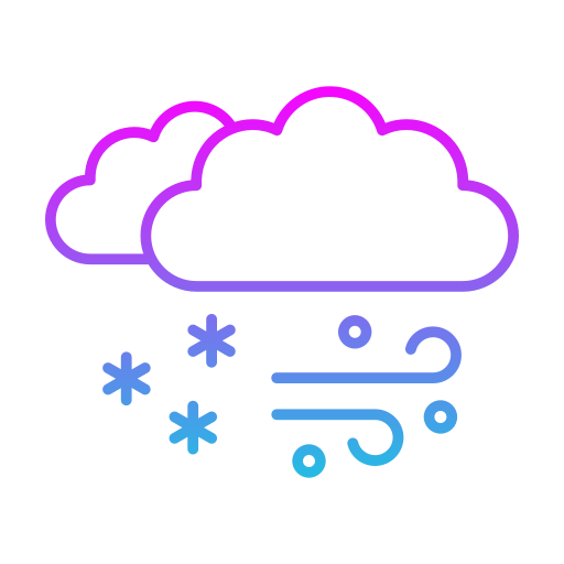 tormenta de nieve icono gratis