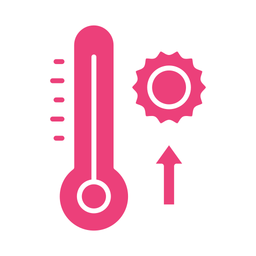 High temperature free icon High temperature free icon