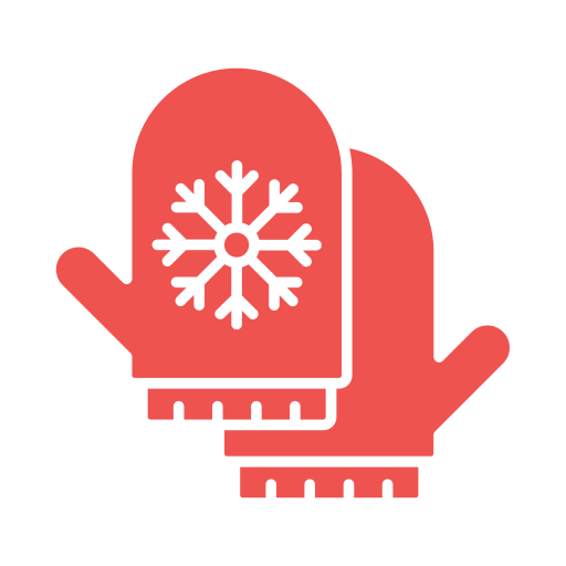 luvas de inverno grátis ícone