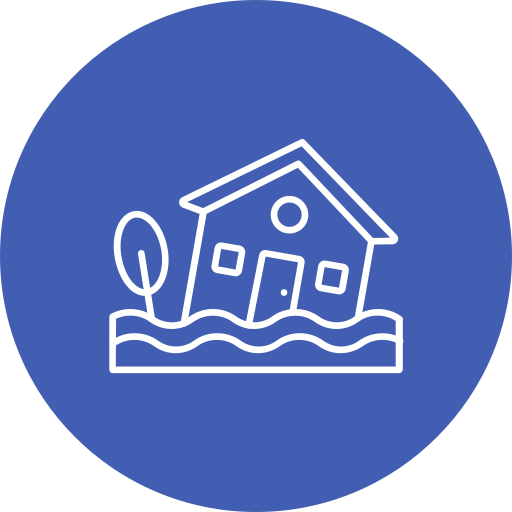 Flooded house - Free nature icons