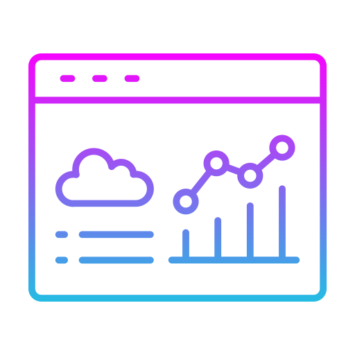 análisis de pronóstico icono gratis