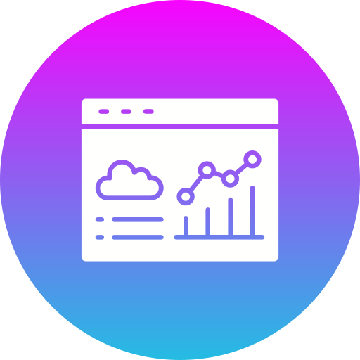 análisis de pronóstico icono gratis