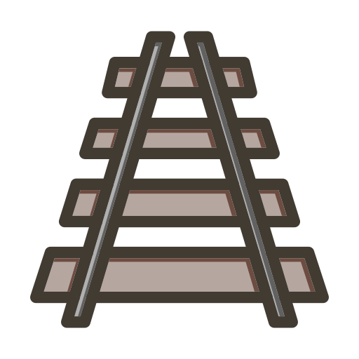 Train tracks - Free transportation icons