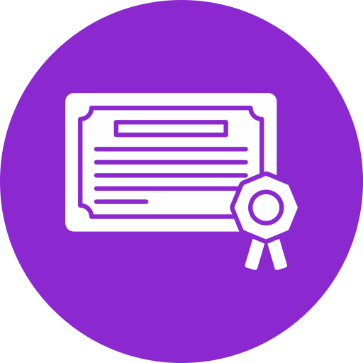 certificado icono gratis