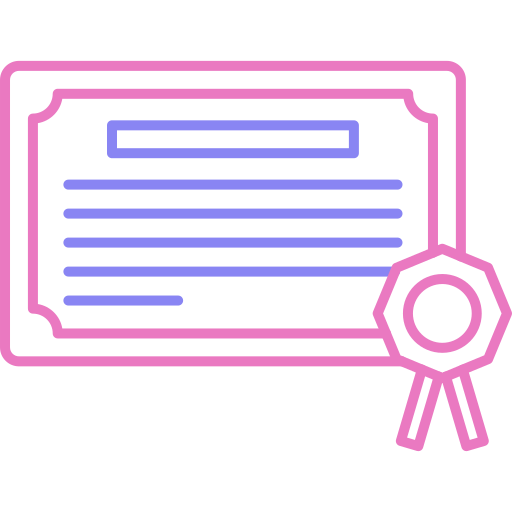 certificado icono gratis