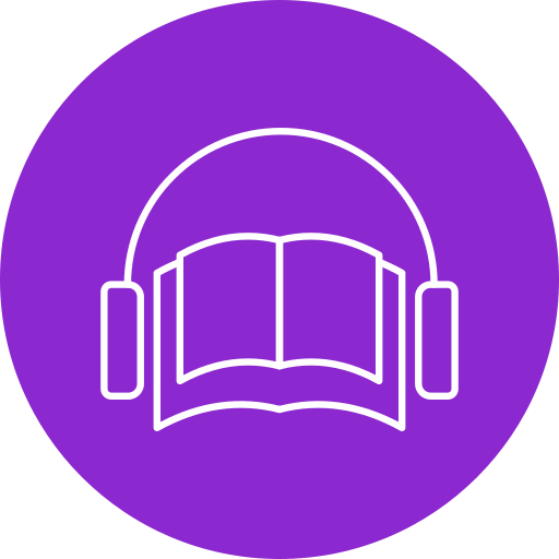 Audio book free icon