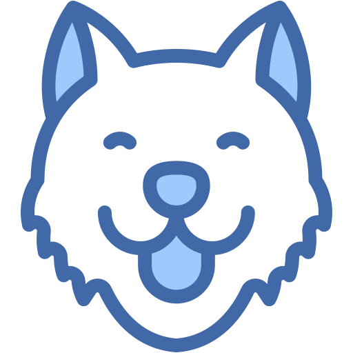 samoyedo icono gratis