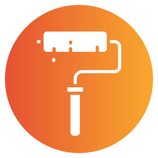 rodillo icono gratis