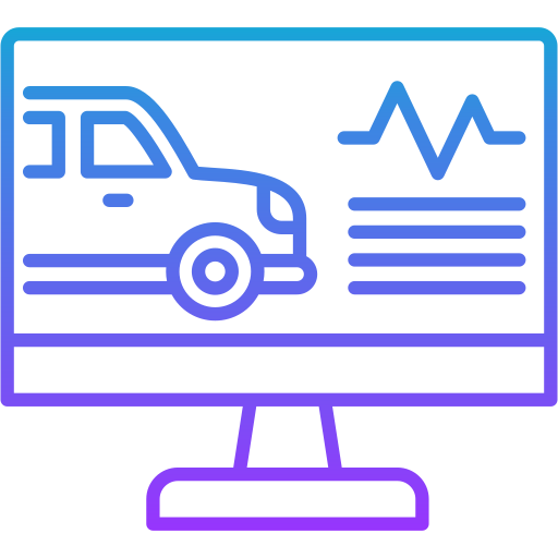 diagnóstico del coche icono gratis