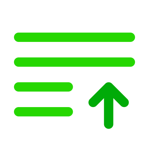 ascendente icono gratis