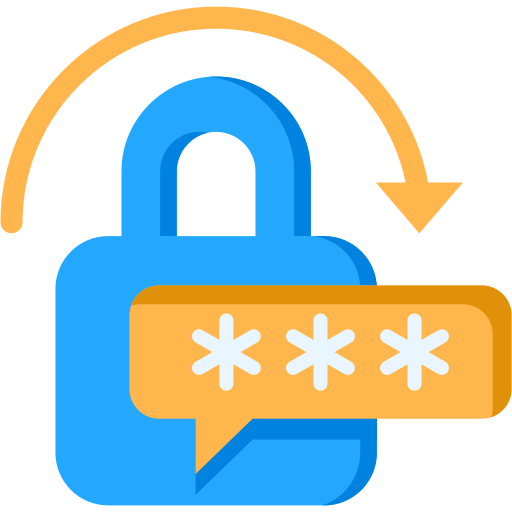 restablecer la contraseña icono gratis