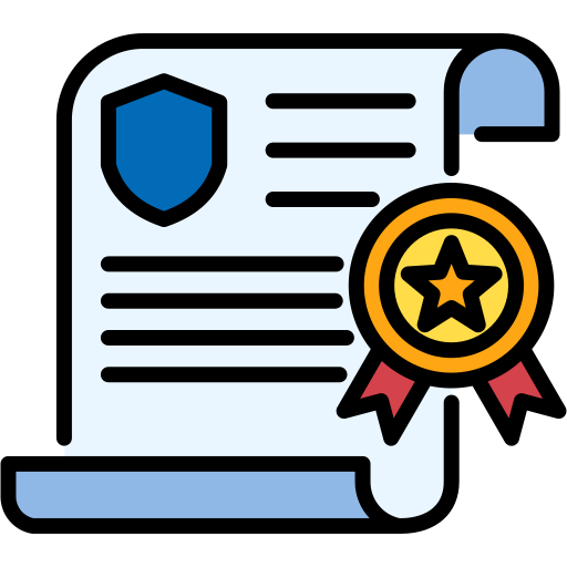 certificat Icône gratuit