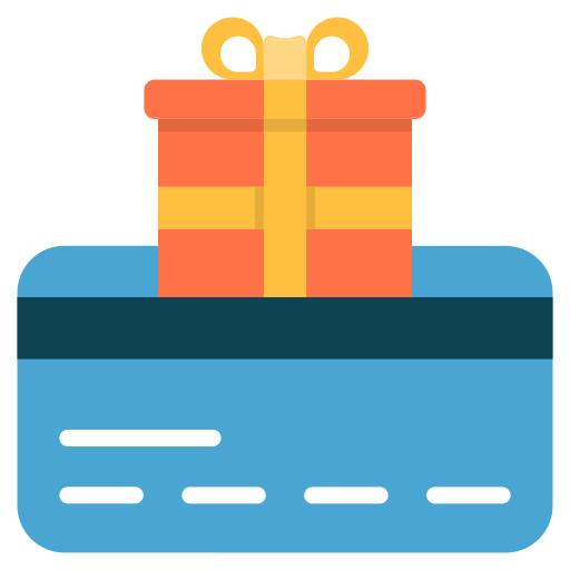 tarjeta de regalo icono gratis