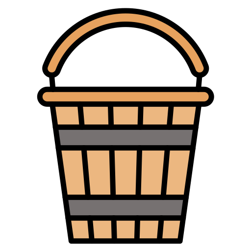 Wood bucket - Free construction and tools icons