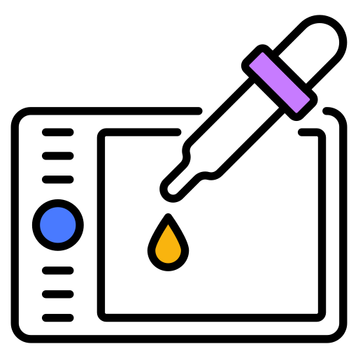 peinture numérique Icône gratuit peinture numérique Icône gratuit