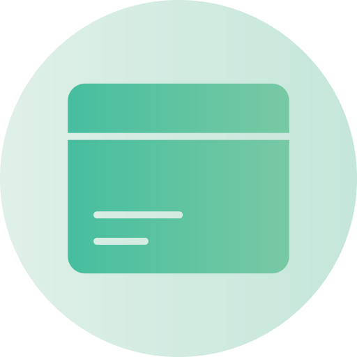 Debit card free icon