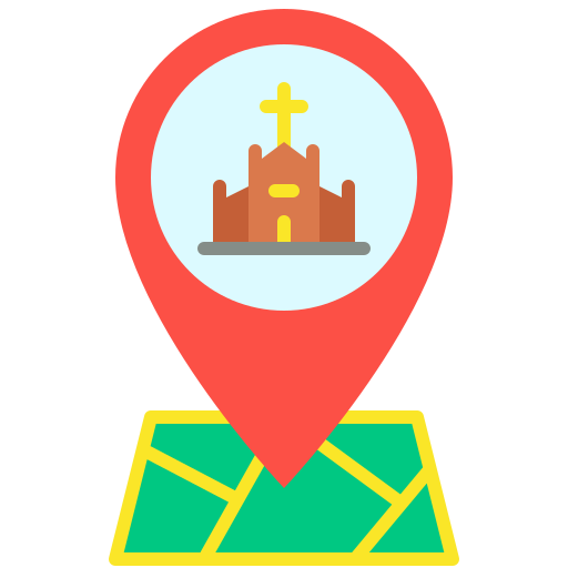 Church - Free maps and location icons