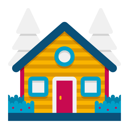 cabaña icono gratis