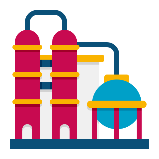 refinería icono gratis