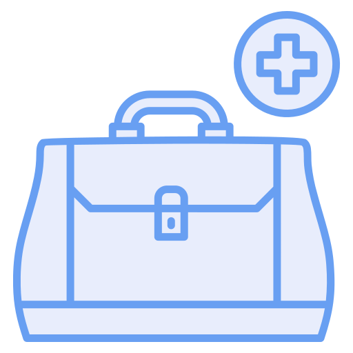 bolsa de médico icono gratis