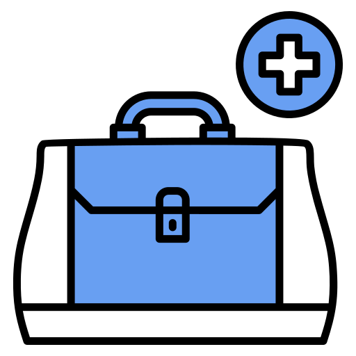 bolsa de médico icono gratis