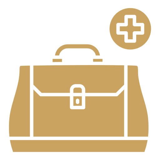 bolsa de médico icono gratis